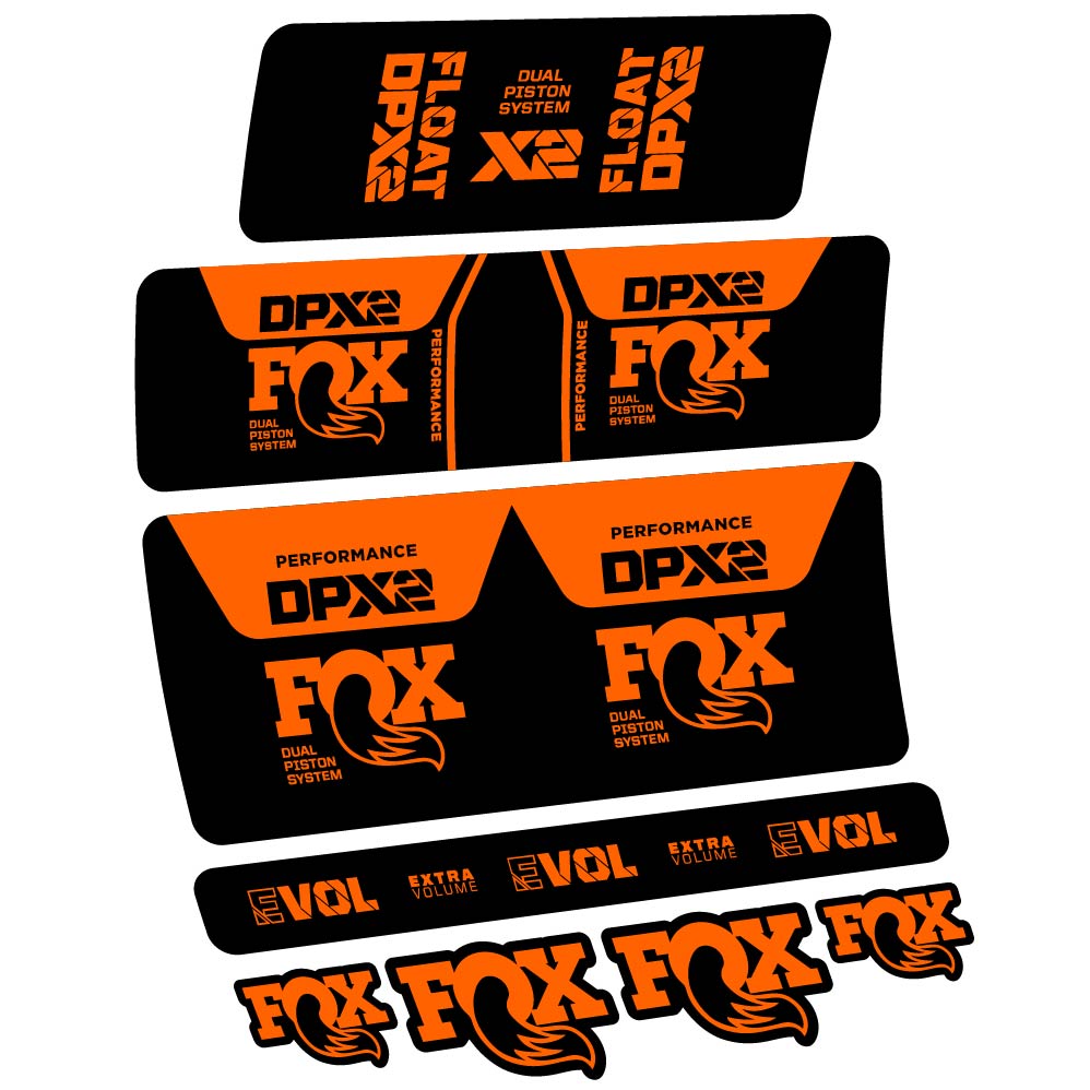 Adesivi Ammortizzatore Fox DPX2 Performance 2021 in vinile
