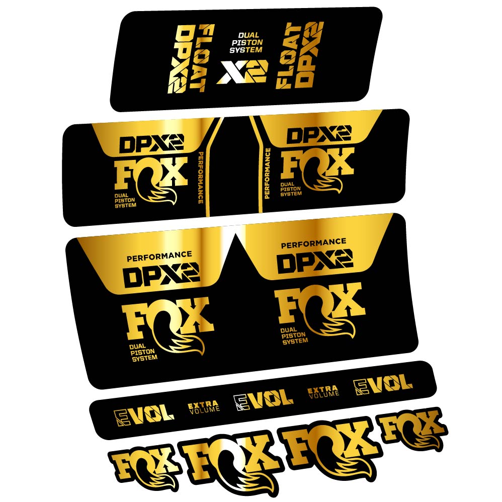 Adesivi Ammortizzatore Fox DPX2 Performance 2021 in vinile
