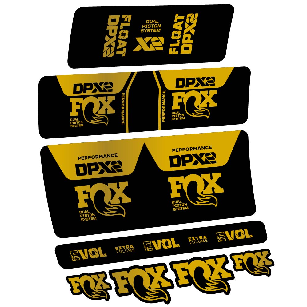 Adesivi Ammortizzatore Fox DPX2 Performance 2021 in vinile