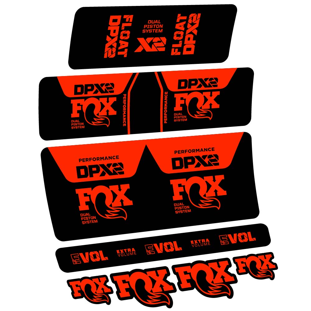 Adesivi Ammortizzatore Fox DPX2 Performance 2021 in vinile