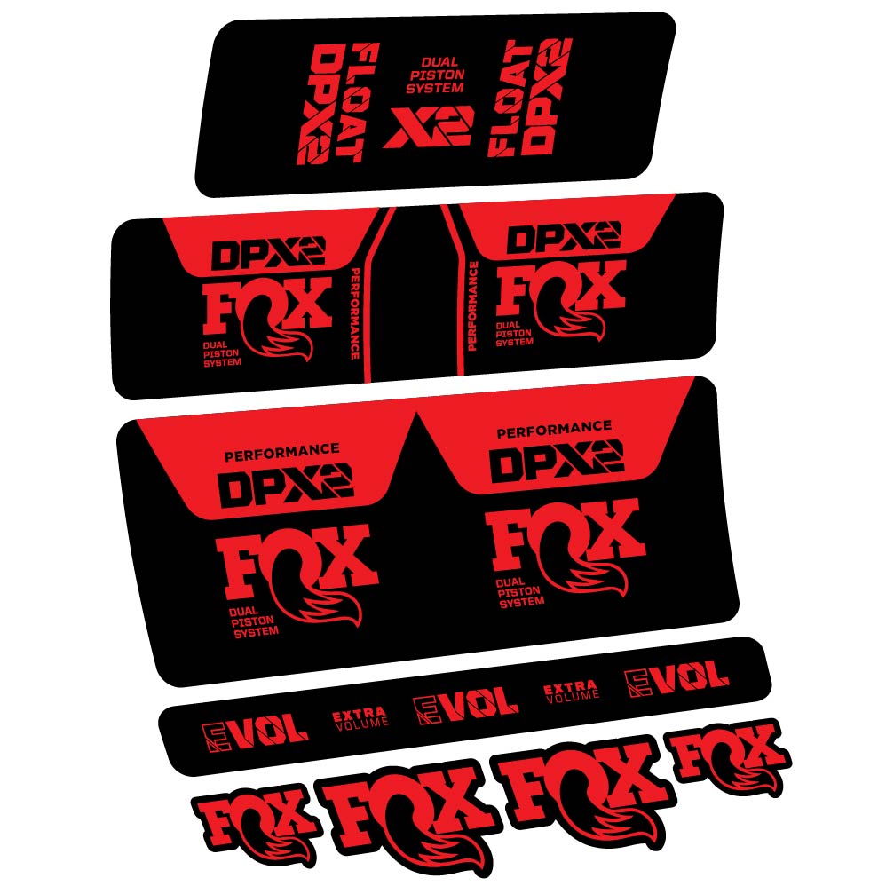 Adesivi Ammortizzatore Fox DPX2 Performance 2021 in vinile