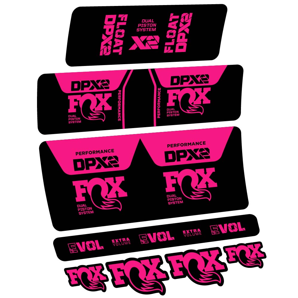 Adesivi Ammortizzatore Fox DPX2 Performance 2021 in vinile