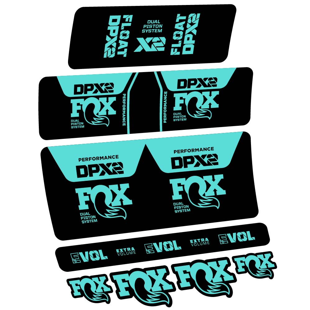 Adesivi Ammortizzatore Fox DPX2 Performance 2021 in vinile