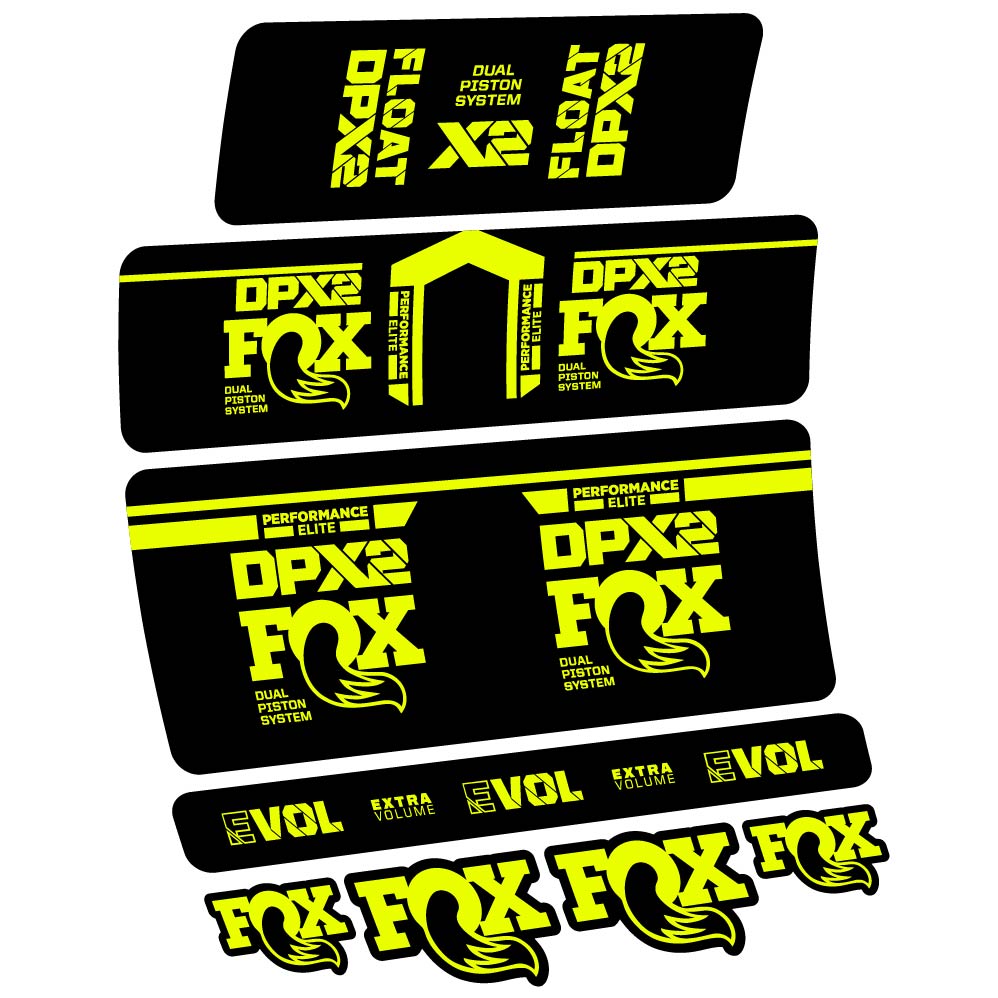 Adesivi Ammortizzatore Fox DPX2 Performace Elite 2021 in vinile