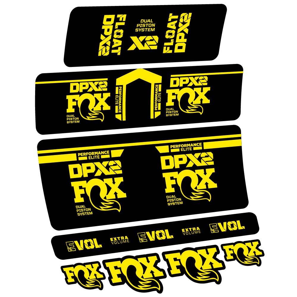 Adesivi Ammortizzatore Fox DPX2 Performace Elite 2021 in vinile