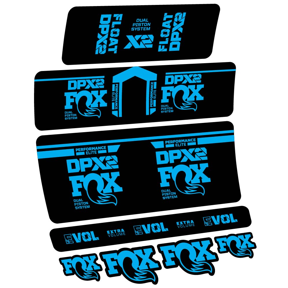 Adesivi Ammortizzatore Fox DPX2 Performace Elite 2021 in vinile