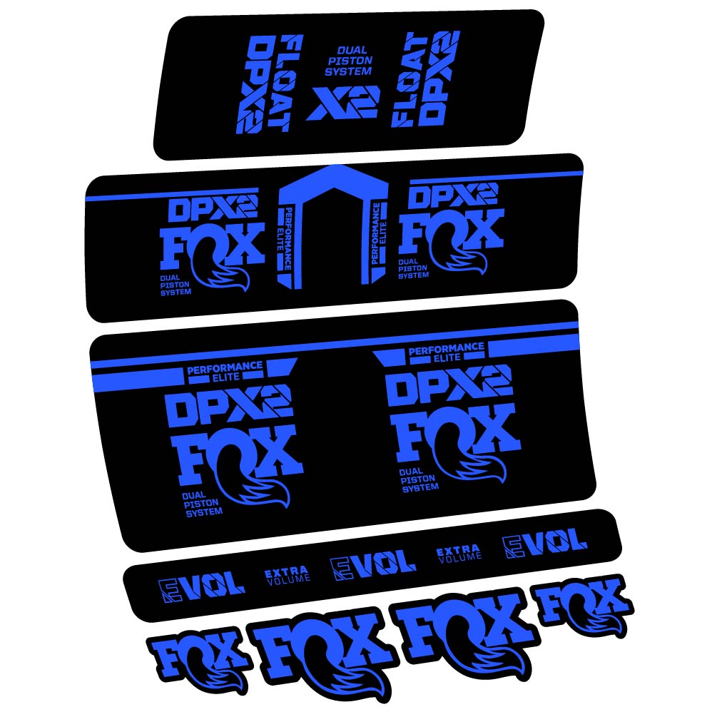 Adesivi Ammortizzatore Fox DPX2 Performace Elite 2021 in vinile