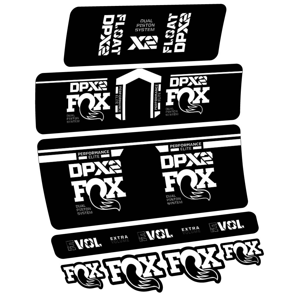 Adesivi Ammortizzatore Fox DPX2 Performace Elite 2021 in vinile