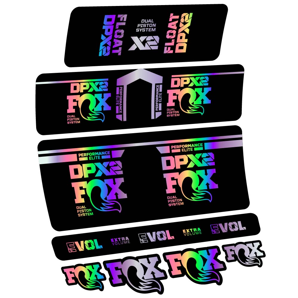 Adesivi Ammortizzatore Fox DPX2 Performace Elite 2021 in vinile