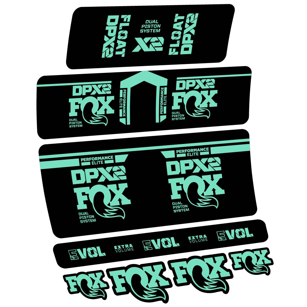 Adesivi Ammortizzatore Fox DPX2 Performace Elite 2021 in vinile