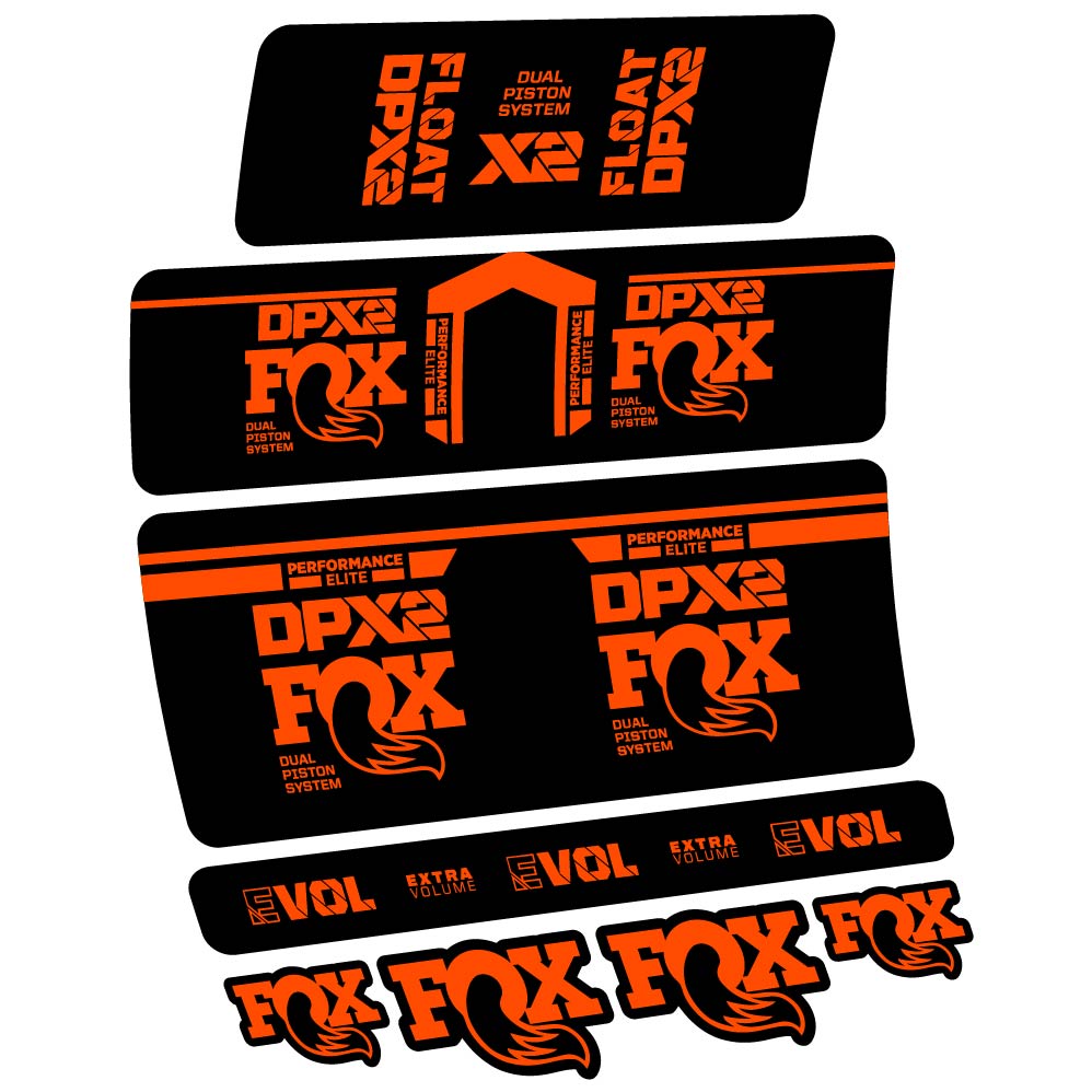 Adesivi Ammortizzatore Fox DPX2 Performace Elite 2021 in vinile