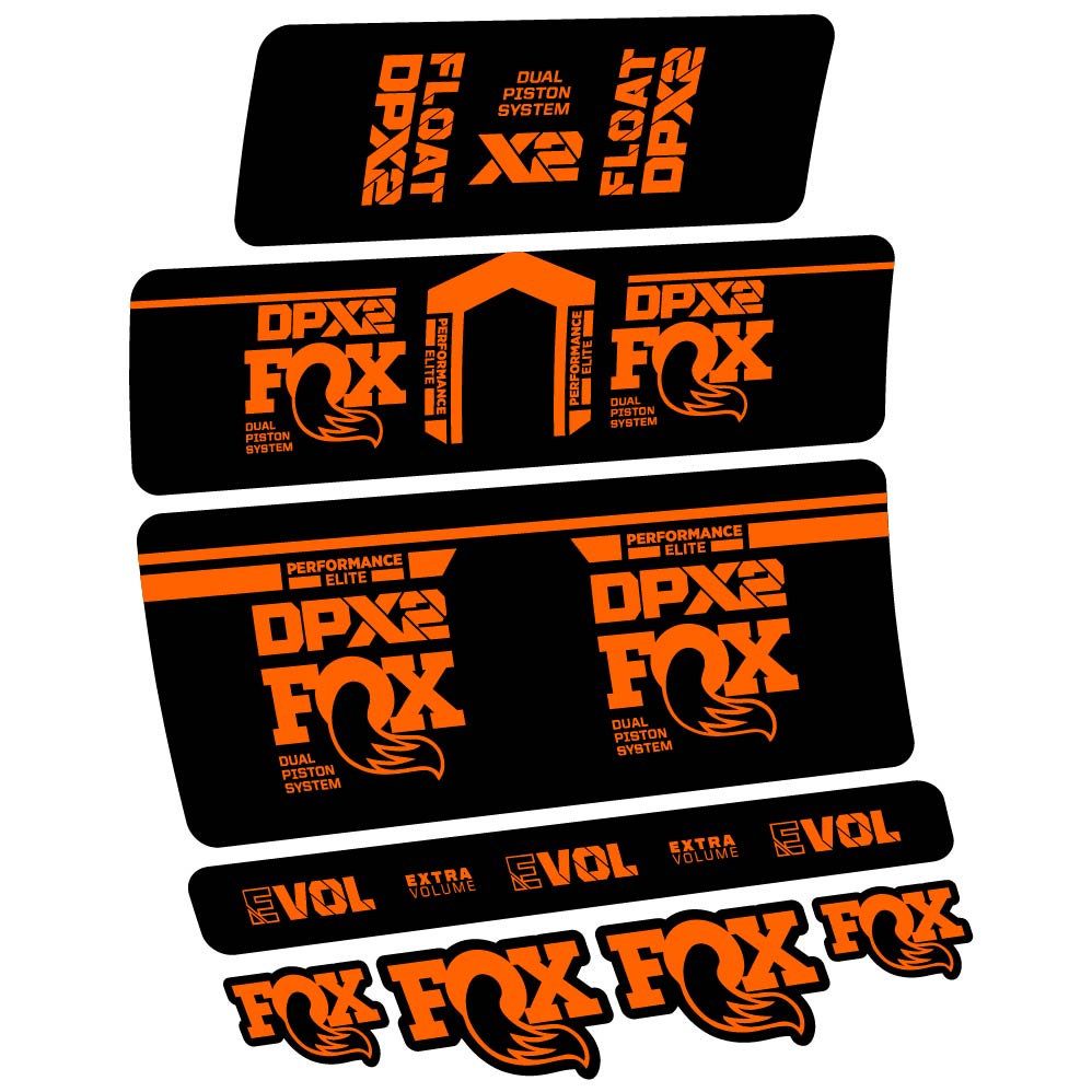 Adesivi Ammortizzatore Fox DPX2 Performace Elite 2021 in vinile