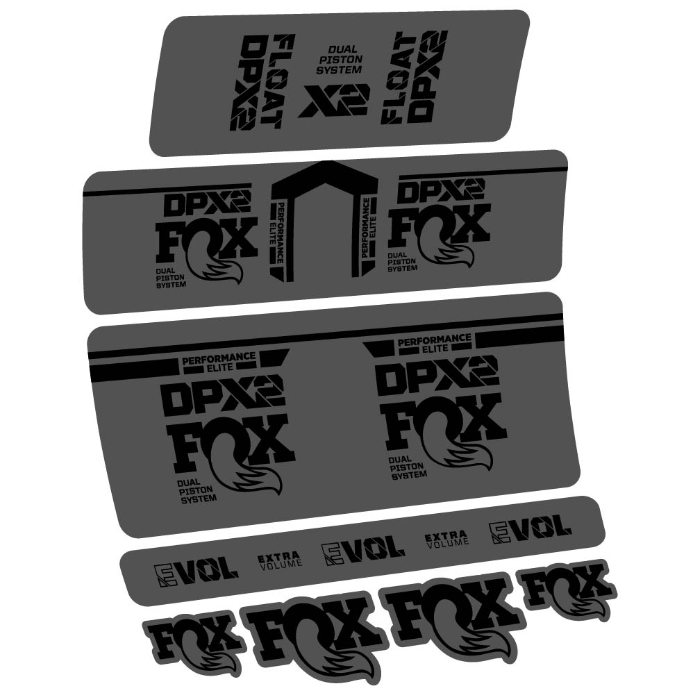 Adesivi Ammortizzatore Fox DPX2 Performace Elite 2021 in vinile