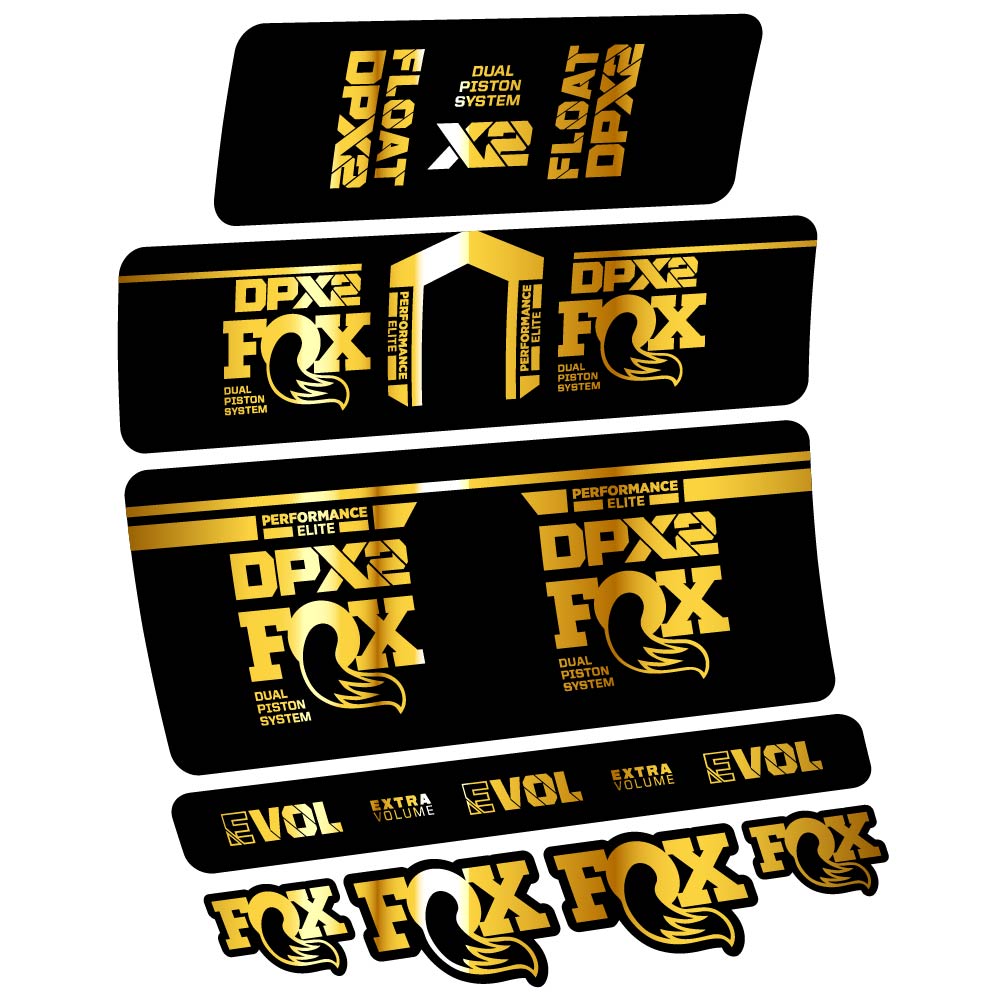 Adesivi Ammortizzatore Fox DPX2 Performace Elite 2021 in vinile
