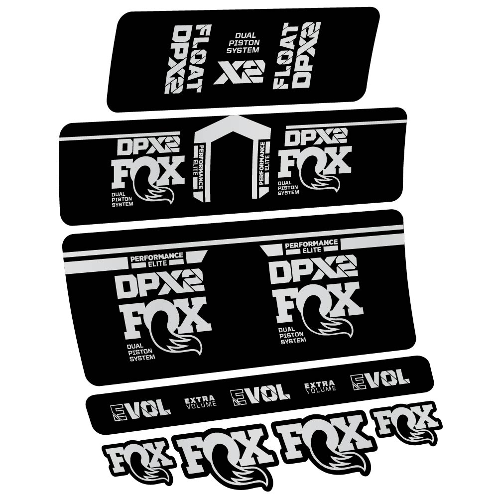 Adesivi Ammortizzatore Fox DPX2 Performace Elite 2021 in vinile
