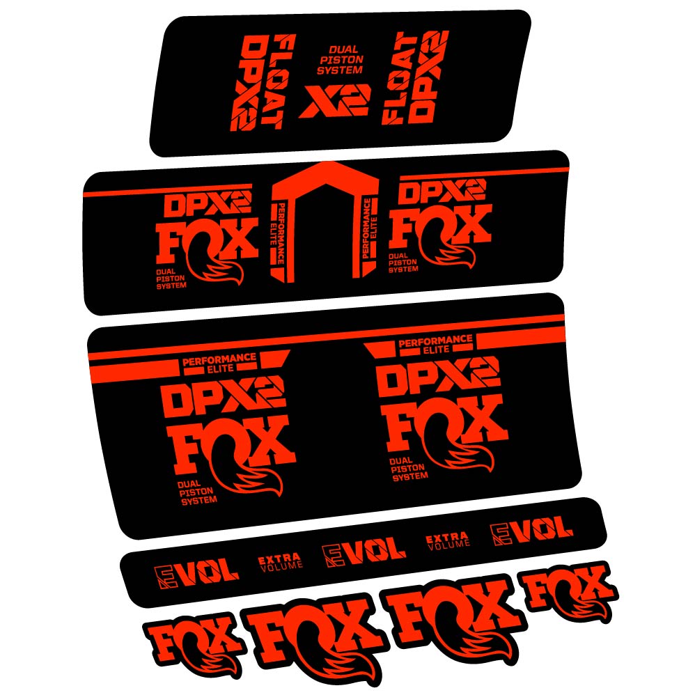 Adesivi Ammortizzatore Fox DPX2 Performace Elite 2021 in vinile