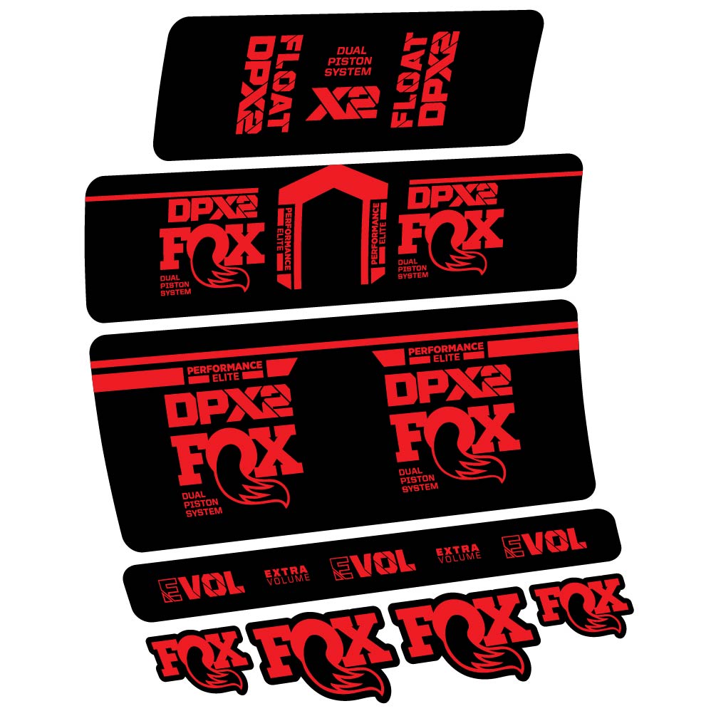 Adesivi Ammortizzatore Fox DPX2 Performace Elite 2021 in vinile