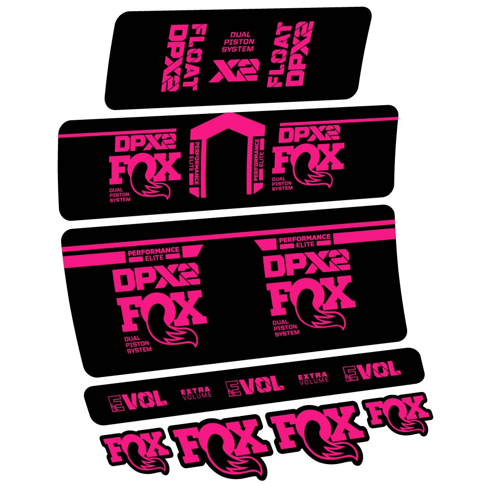 Adesivi Ammortizzatore Fox DPX2 Performace Elite 2021 in vinile