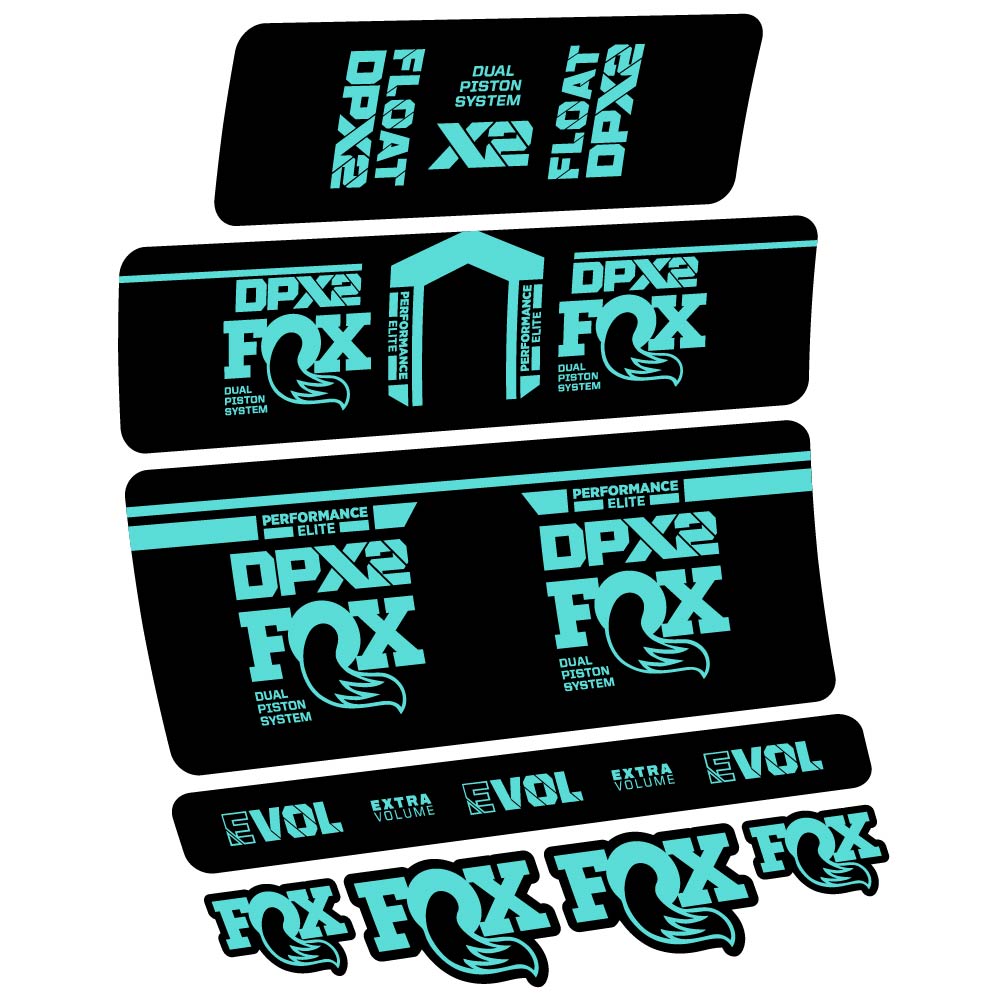 Adesivi Ammortizzatore Fox DPX2 Performace Elite 2021 in vinile