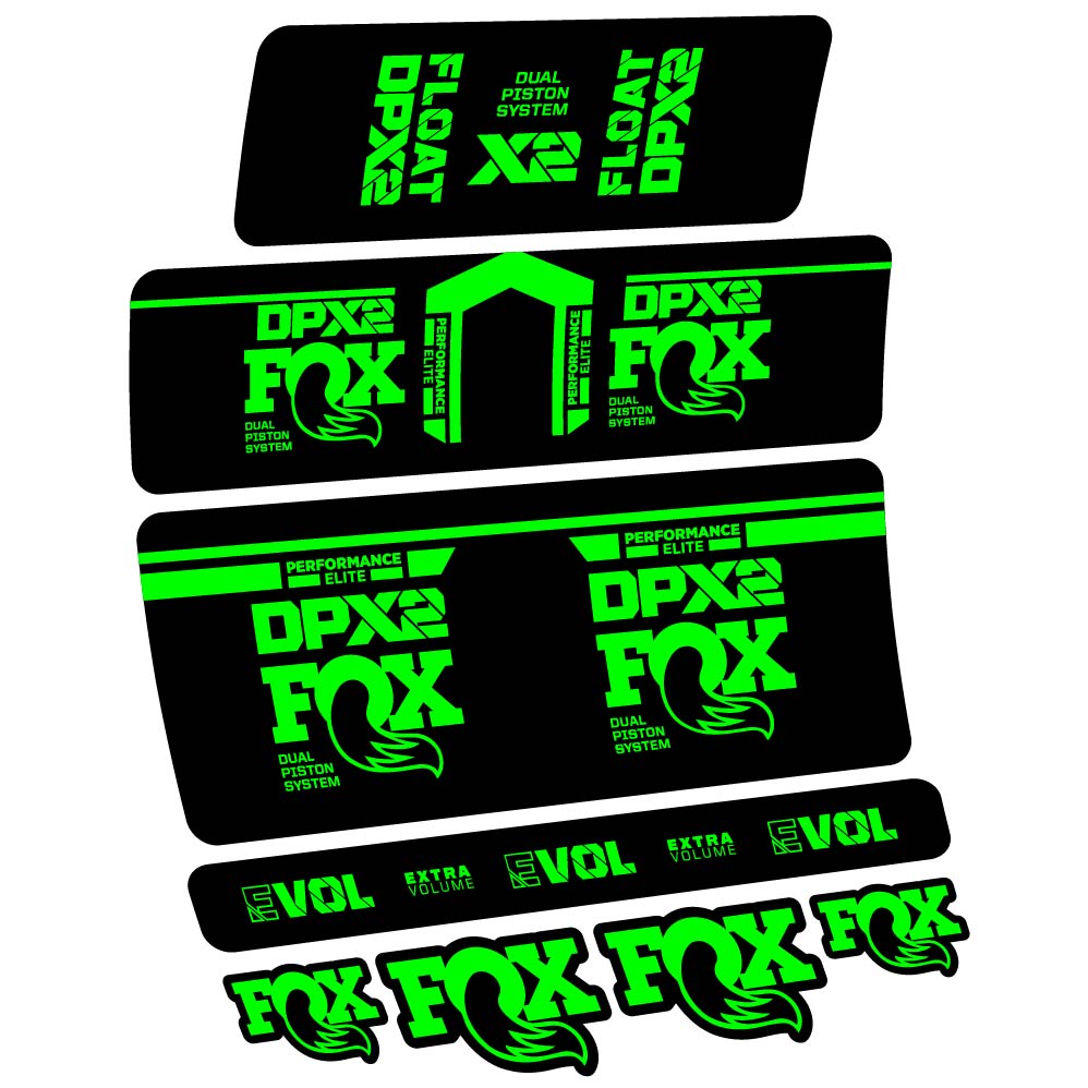 Adesivi Ammortizzatore Fox DPX2 Performace Elite 2021 in vinile