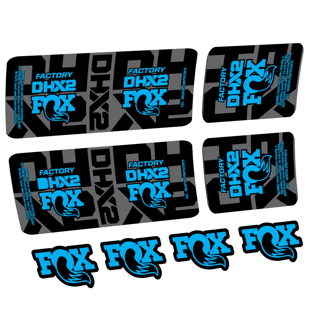 Adesivi Ammortizzatore Fox DHX2 Factory Amortisseur in vinile