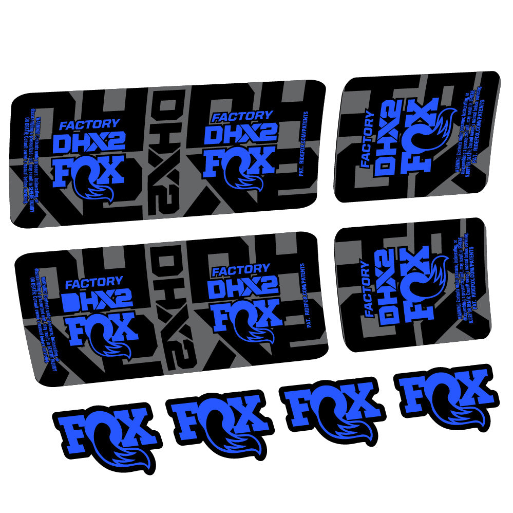 Adesivi Ammortizzatore Fox DHX2 Factory in vinile
