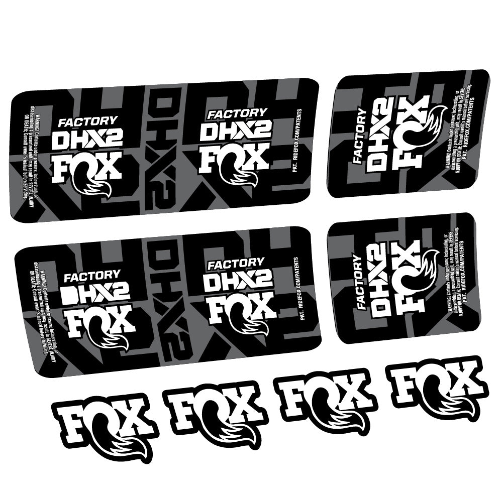 Adesivi Ammortizzatore Fox DHX2 Factory in vinile