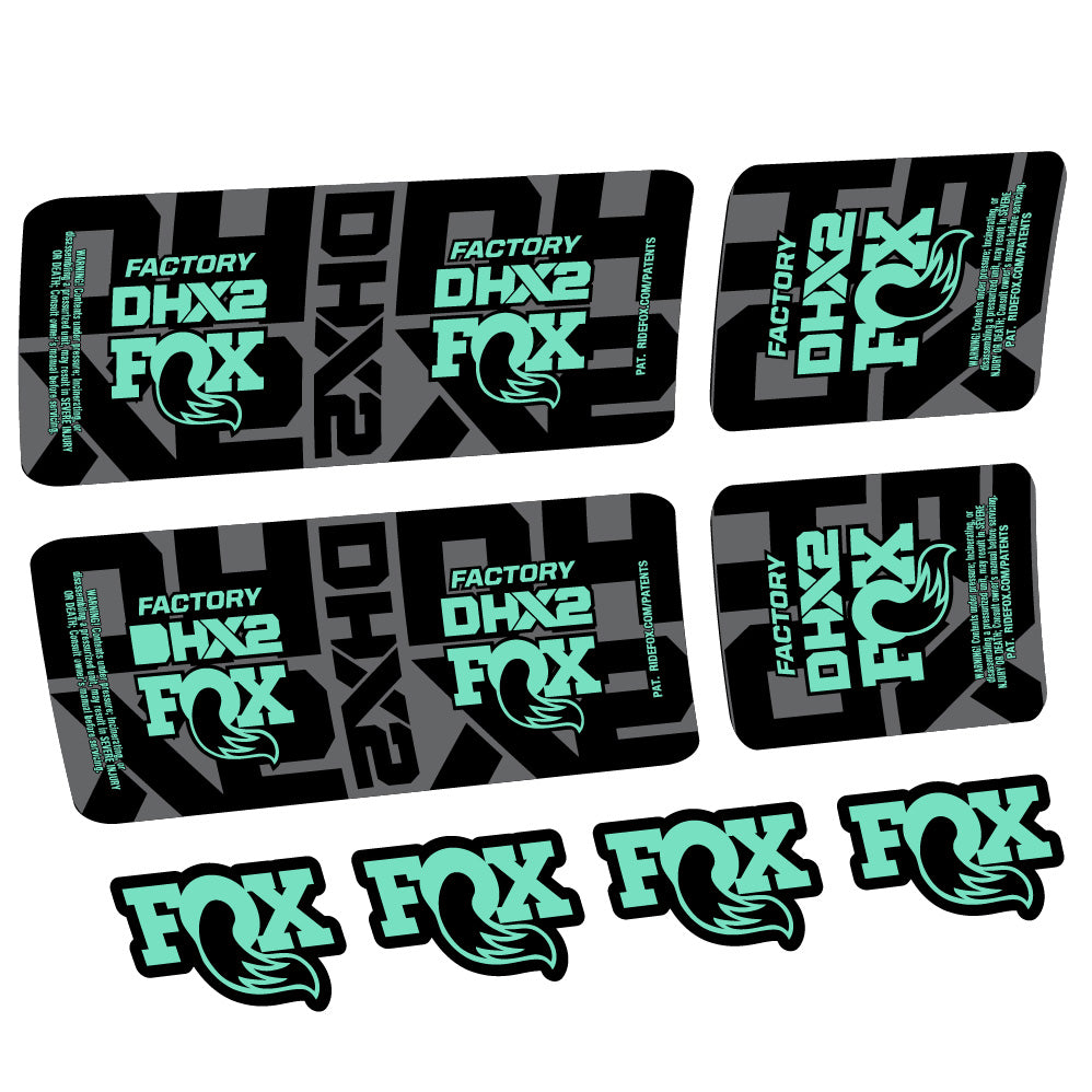 Adesivi Ammortizzatore Fox DHX2 Factory in vinile