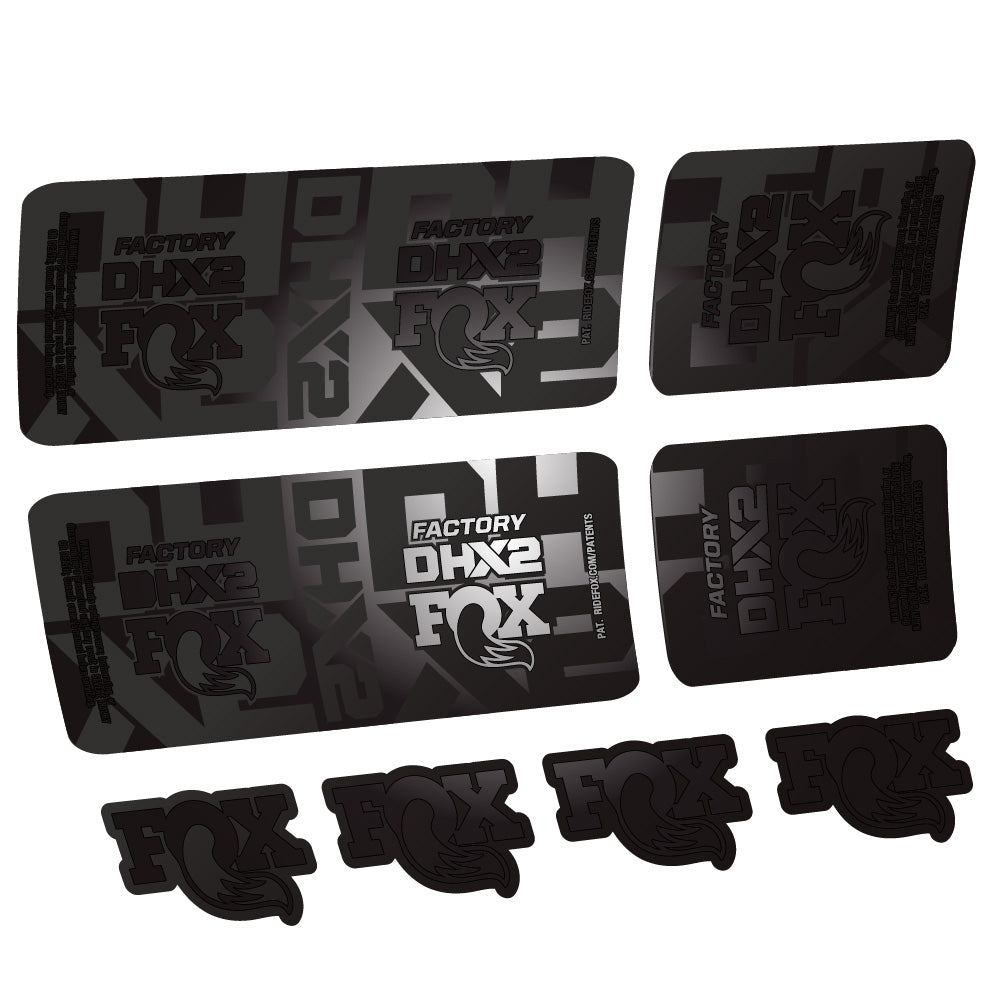 Adesivi Ammortizzatore Fox DHX2 Factory Amortisseur in vinile