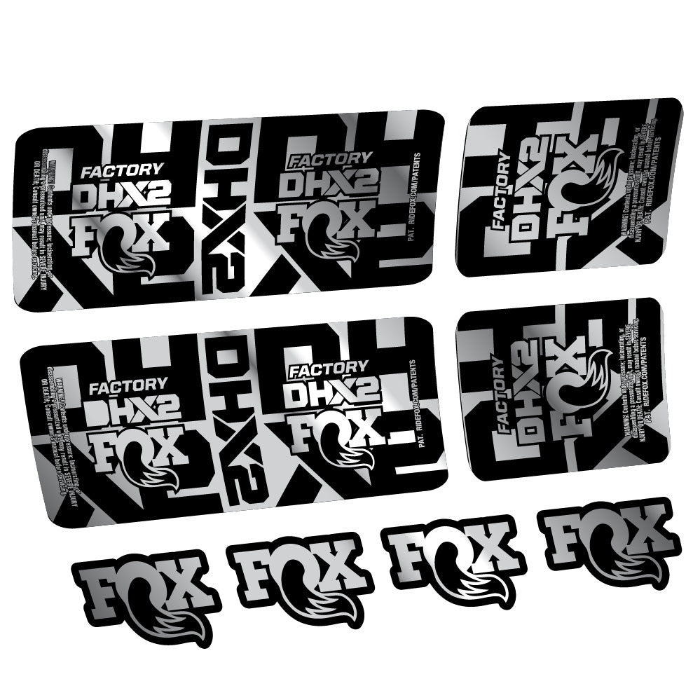Adesivi Ammortizzatore Fox DHX2 Factory in vinile