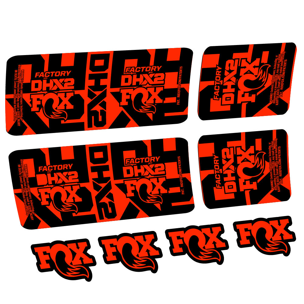 Adesivi Ammortizzatore Fox DHX2 Factory in vinile