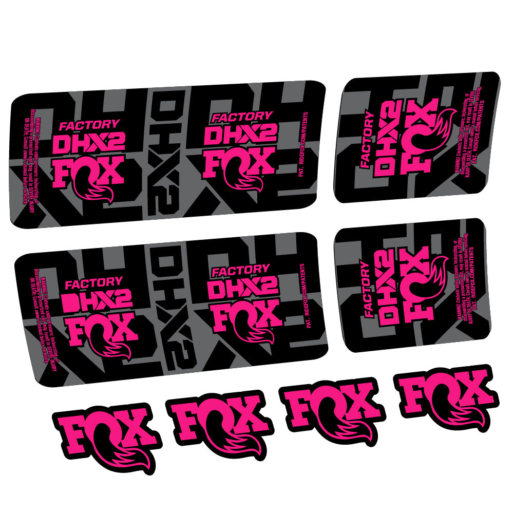 Adesivi Ammortizzatore Fox DHX2 Factory in vinile