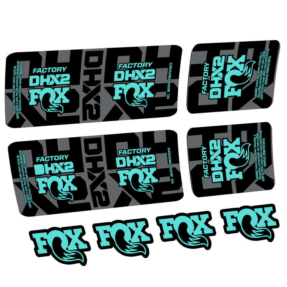 Adesivi Ammortizzatore Fox DHX2 Factory Amortisseur in vinile