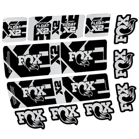 Adesivi Ammortizzatore Fox Float X2 Factory Amortisseur in vinile