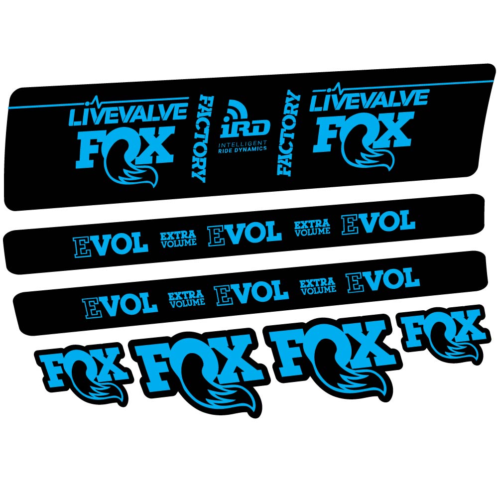 Adesivi Ammortizzatore Fox DPS LiveValve 2019 in vinile