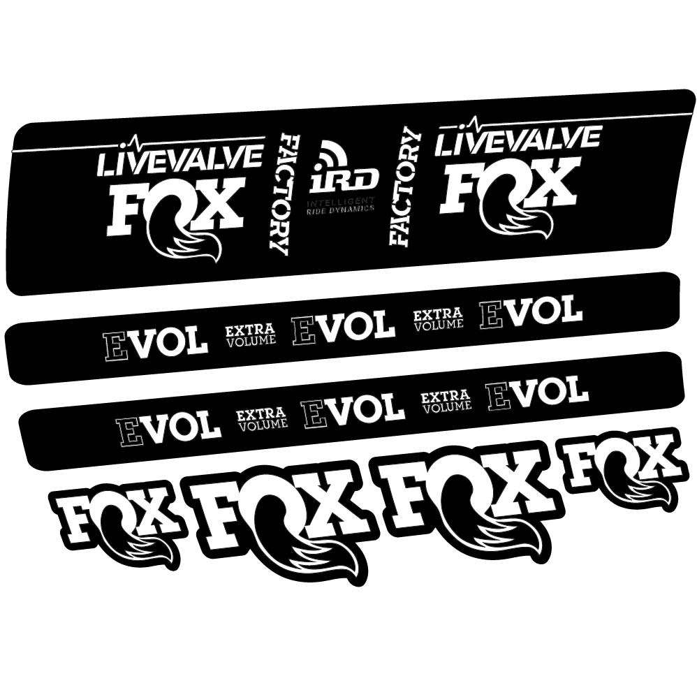 Adesivi Ammortizzatore Fox DPS LiveValve 2019 in vinile