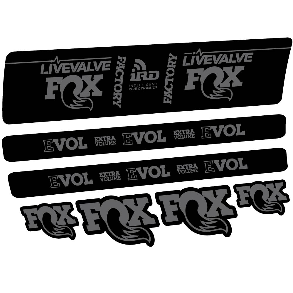 Adesivi Ammortizzatore Fox DPS LiveValve 2019 in vinile