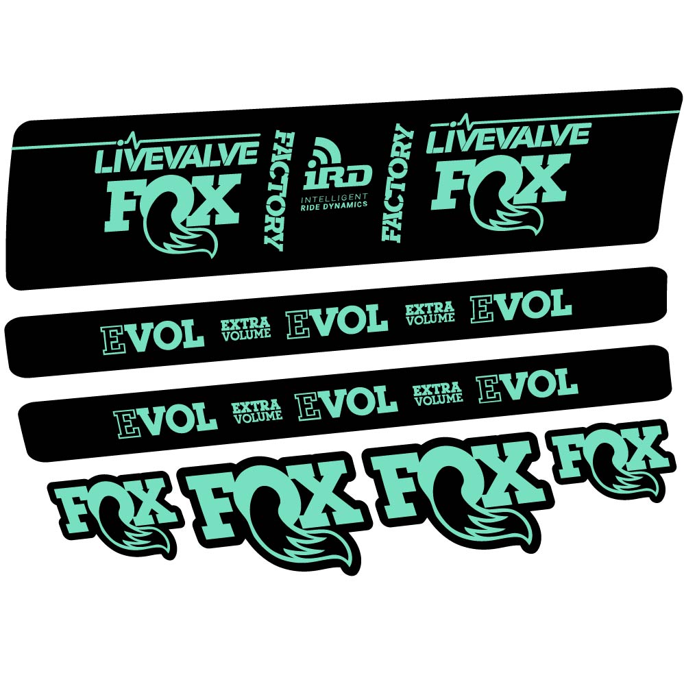 Adesivi Ammortizzatore Fox DPS LiveValve 2019 in vinile
