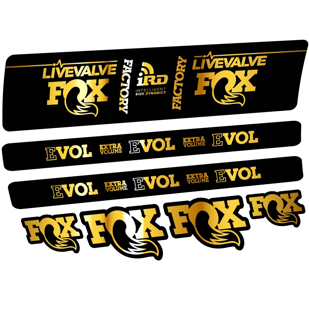Adesivi Ammortizzatore Fox DPS LiveValve 2019 in vinile