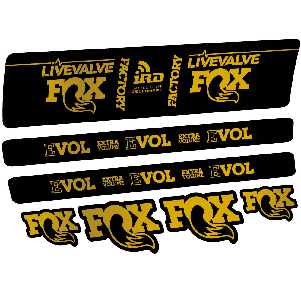 Adesivi Ammortizzatore Fox DPS LiveValve 2019 in vinile