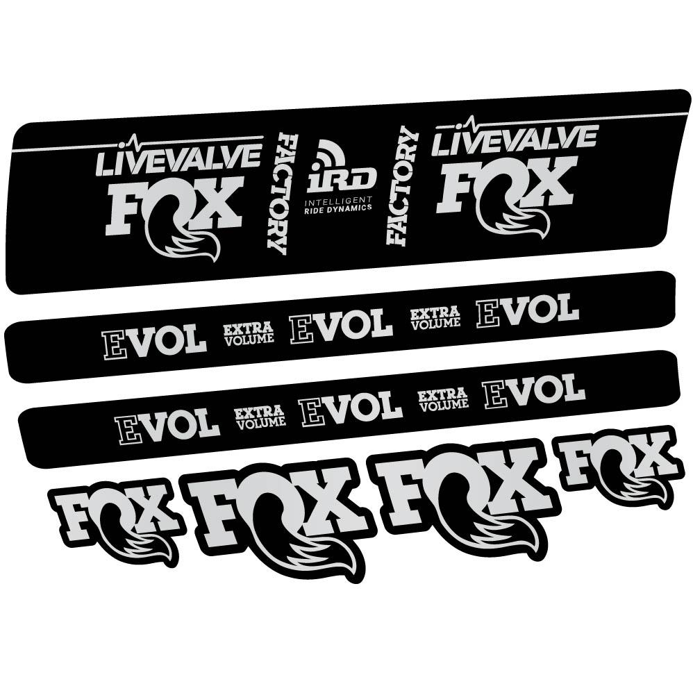 Adesivi Ammortizzatore Fox DPS LiveValve 2019 in vinile