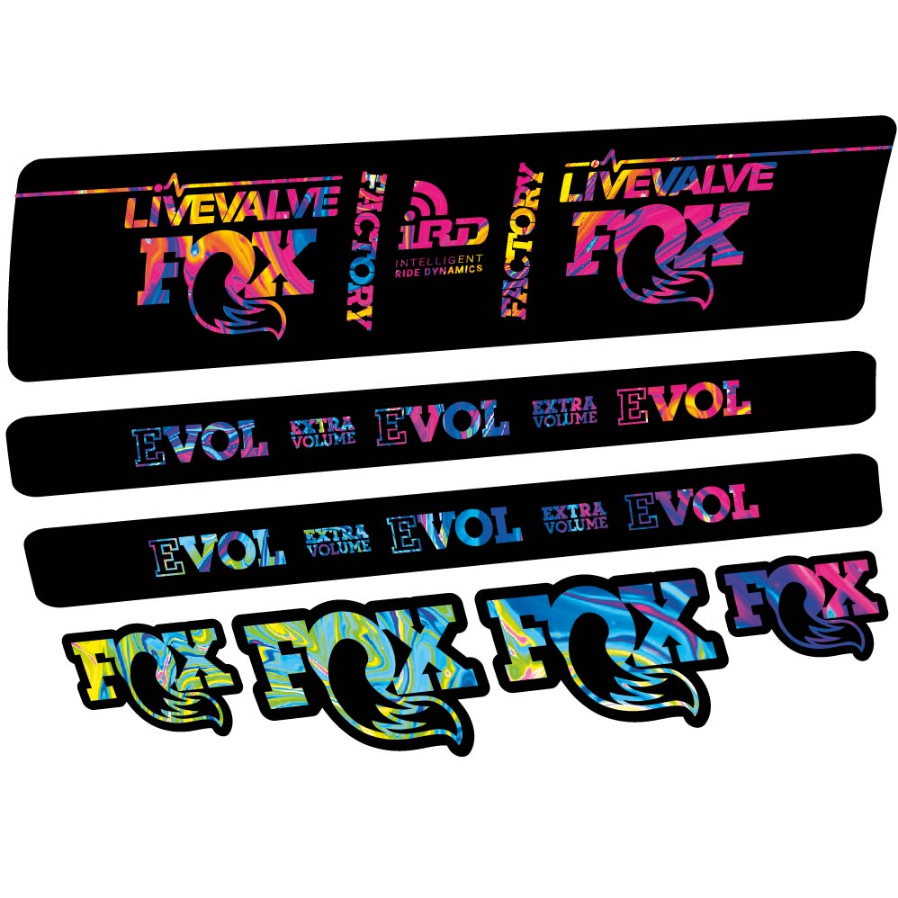 Adesivi Ammortizzatore Fox DPS LiveValve 2019 in vinile