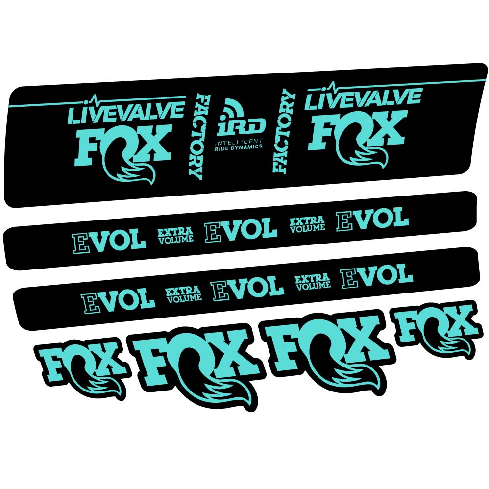 Adesivi Ammortizzatore Fox DPS LiveValve 2019 in vinile