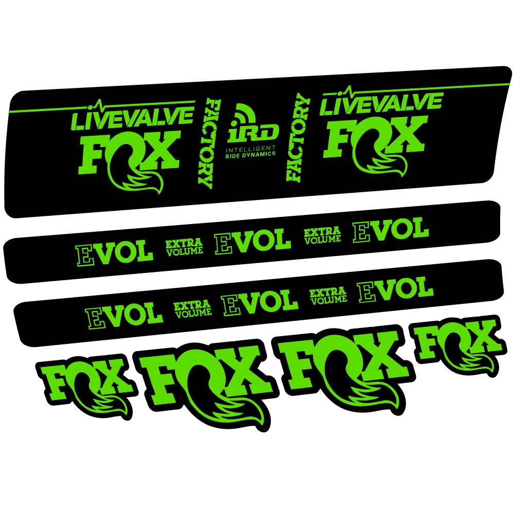 Adesivi Ammortizzatore Fox DPS LiveValve 2019 in vinile