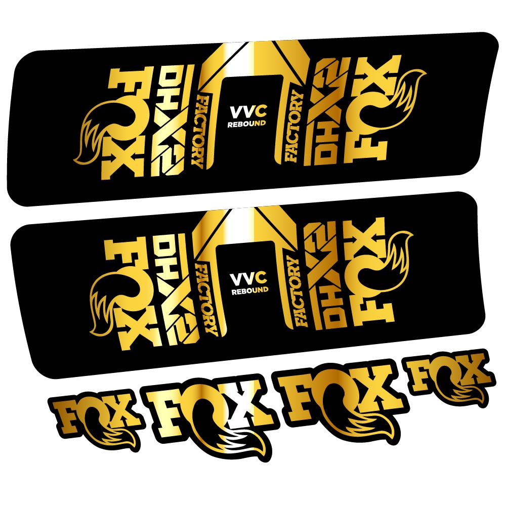 Adesivi Ammortizzatore Fox DHX2 Factory 2021 in vinile