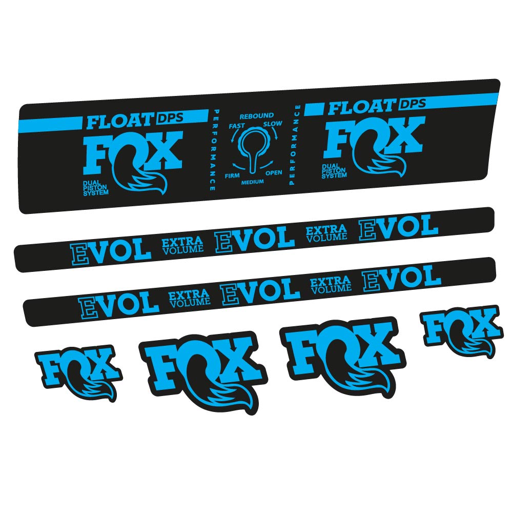 Adesivi Ammortizzatore Fox Float DPS Performance Amortisseur in vinile