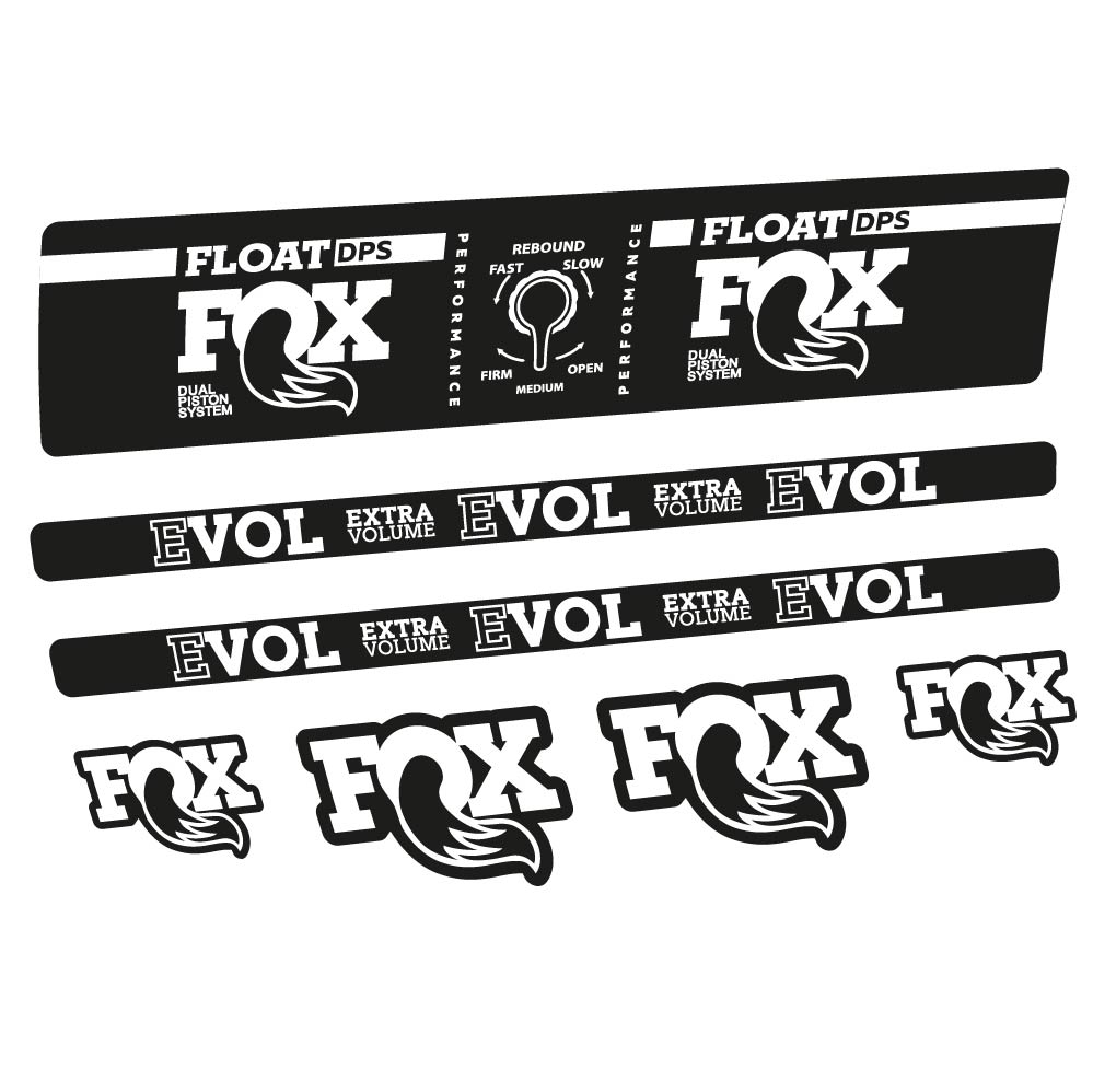 Adesivi Ammortizzatore Fox Float DPS Performance Amortisseur in vinile