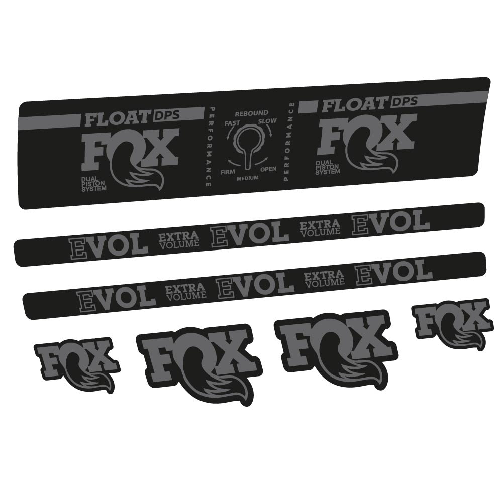 Adesivi Ammortizzatore Fox Float DPS Performance in vinile