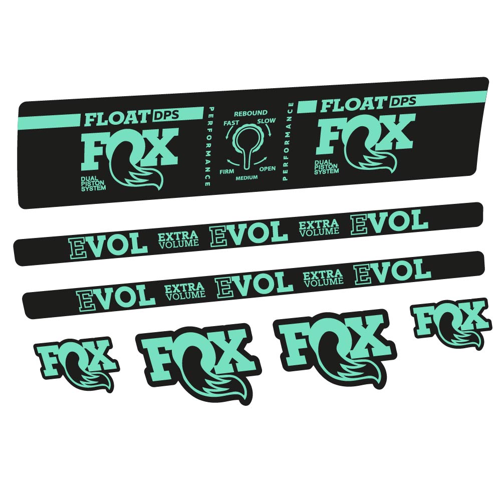 Adesivi Ammortizzatore Fox Float DPS Performance in vinile