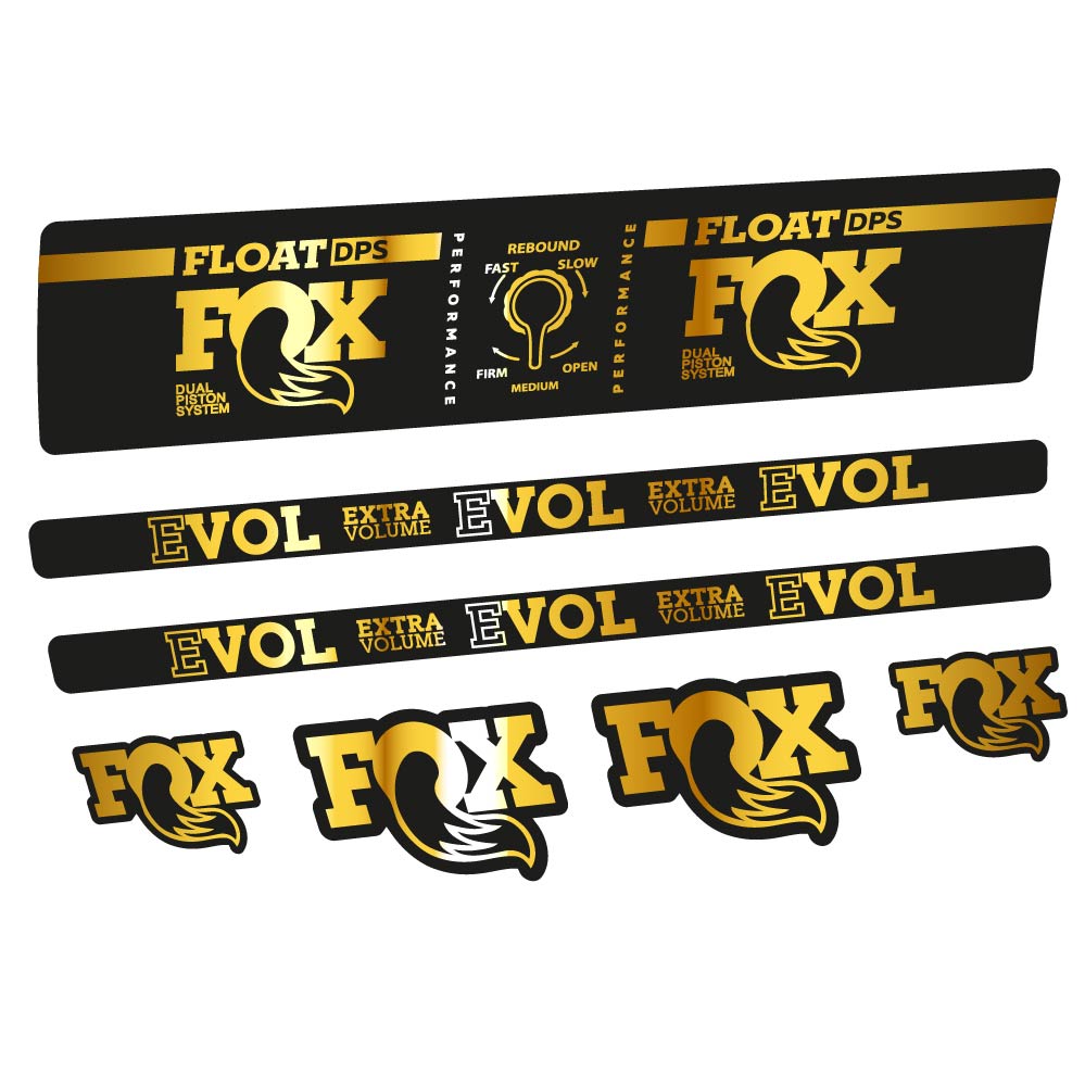 Adesivi Ammortizzatore Fox Float DPS Performance Amortisseur in vinile